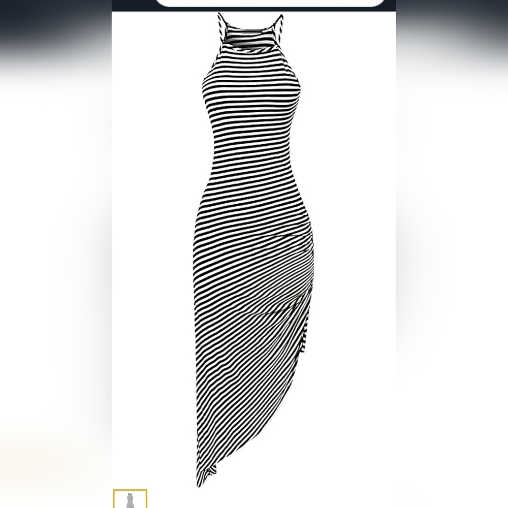 Popular Chic Striped Maxi Dress - Picture 2 of 11